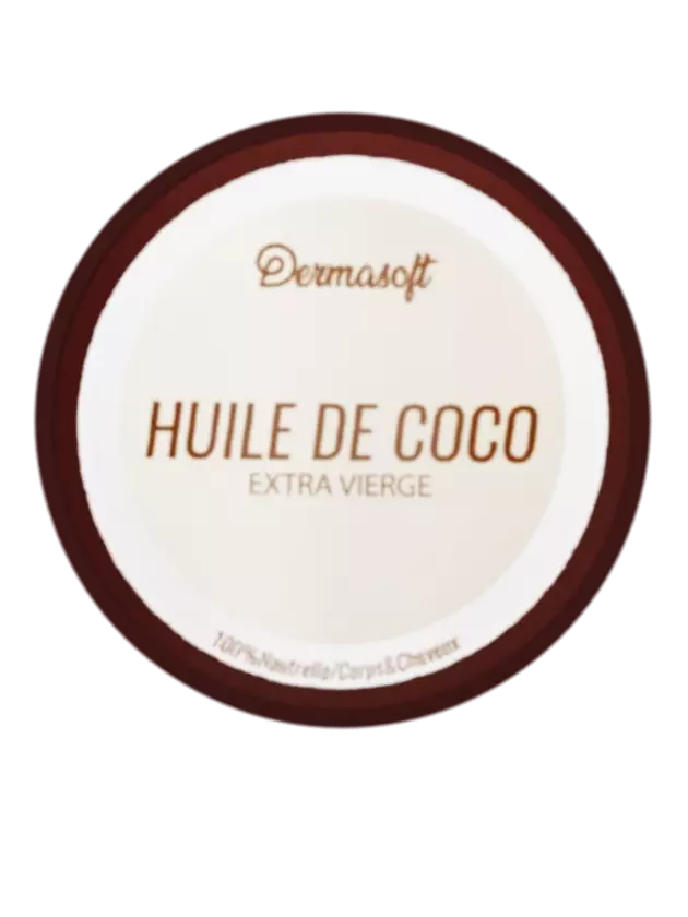 huile coco en pot dermasoft